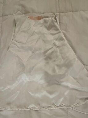 Cali Silk White Top | XS